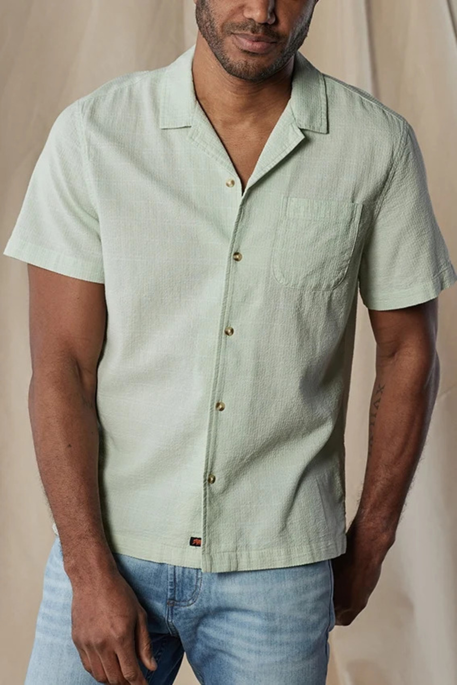 The Normal Brand Pastel Green Stripe Shirt/21392